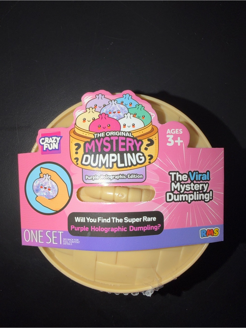 Viral Squishy Dumpling - Purple Holographic Edition